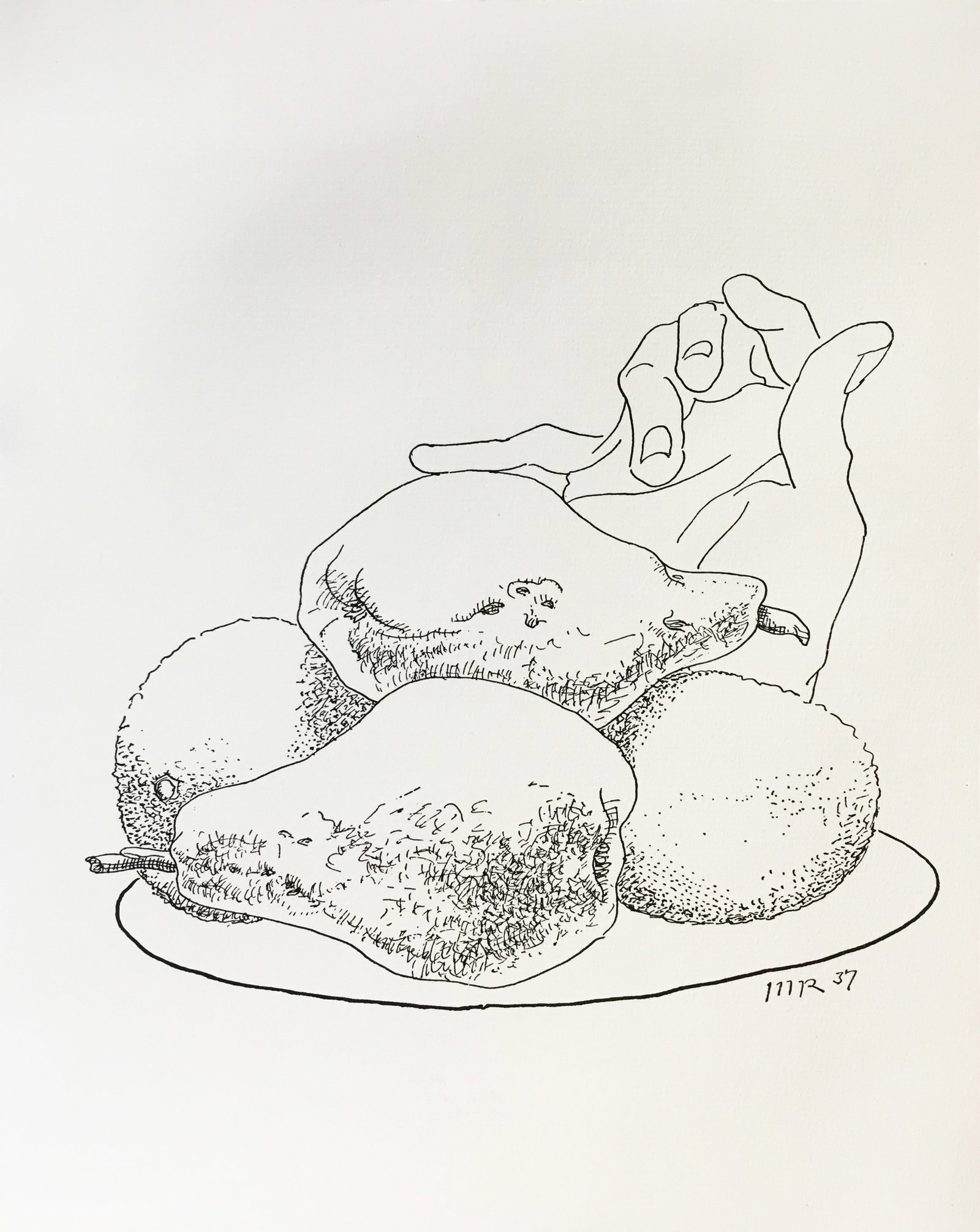 Man Ray - Untitled (Pear): Artist: Man Ray Title: Untitled (Pear) Year: 1937 Dimensions: 11in. by 8 3/4in. Edition: From the Rare Limited Edition Publisher: Jean Bucher Paris S