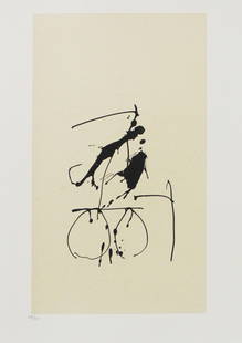 Robert Motherwell - Untitled 16: Artist: Robert Motherwell Title: Untitled 16 Year: 1988 Dimensions: 16in. by 21in. Edition: From the Rare Limited Edition of 750 Publisher: The Limited Edition