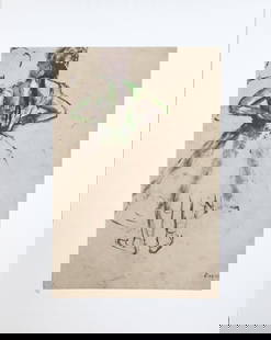 Edgar Degas (After) - Untitled: Artist: Edgar Degas (After) Title: Untitled Year: 1875 Dimensions: 16in. by 20in. Edition: 70 From the rare limited edition of 250 Publisher: Demotte Editeur