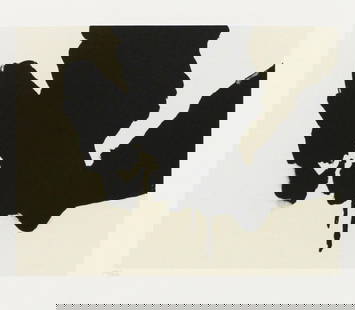 Robert Motherwell - Untitled 24: Artist: Robert Motherwell Title: Untitled 24 Year: 1988 Dimensions: 35in. by 21in. Edition: From the Rare Limited Edition of 750 Publisher: The Limited Edition