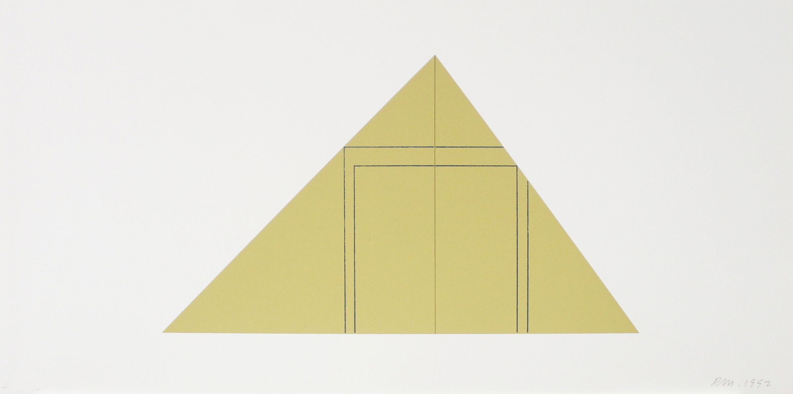 Robert Mangold - Untitled from "A Book of Silk Screen (1 of 2)