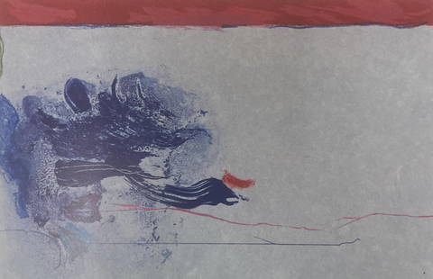 Helen Frankenthaler (After) - In The Wings: Artist: Helen Frankenthaler (After) Title: In The Wings Year: 1985-1987 Dimensions: 8.5in. by 7.5in. Edition: From the rare limited edition Publisher: Tyler Gra