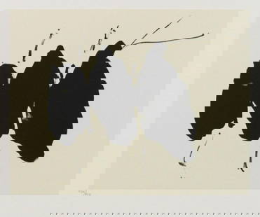 Robert Motherwell - Untitled 7: Artist: Robert Motherwell Title: Untitled 7 Year: 1988 Dimensions: 16in. by 21in. Edition: From the Rare Limited Edition of 750 Publisher: The Limited Editions