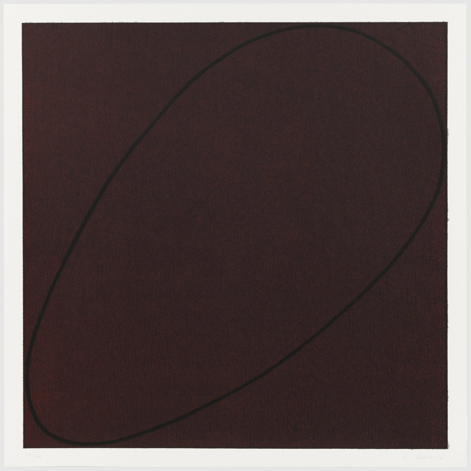 Robert Mangold - Untitled from "4x4x4": Artist: Robert Mangold Title: Untitled from "4x4x4" Year: 1990 Dimensions: 47 5/8in. by 47 13/16in. Edition: From the limited edition of 100 Publisher: Parasol