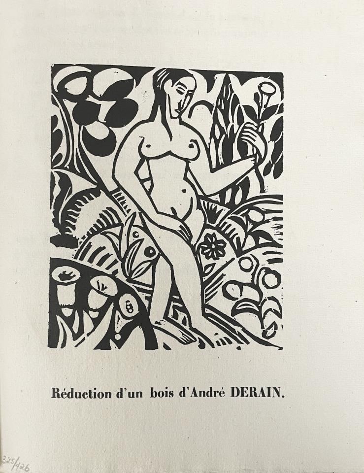 Andre Derain - Dessin 6: Artist: Andre Derain Title: Dessin 6 Year: 1919 Dimensions: 11 1/2in. by 9in. Edition: From the rare limited editon of 420 Publisher: A La Belle Editions