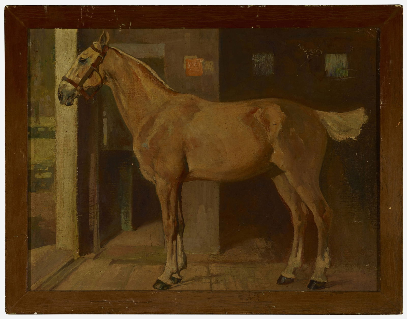 Edward Penfield - Palomino: Artist: Edward Penfield Title: Palomino Year: c. 1910 Dimensions: 12in. by 16in. Edition: Unique One of a Kind Artwork Medium: Oil on Canvas Conditio