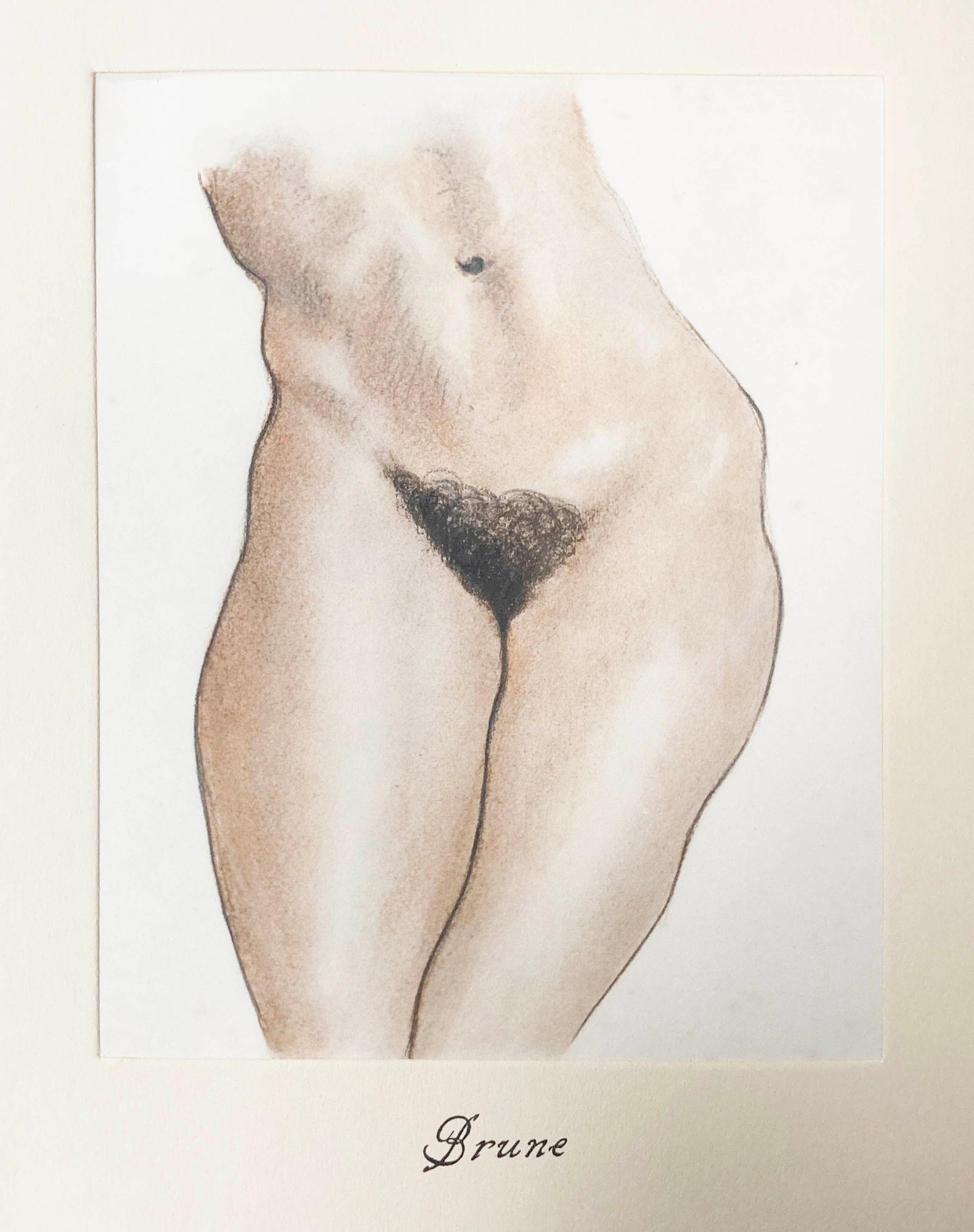 Edouard Chimot - Brune: Artist: Edouard Chimot Title: Brune Year: 1932 Dimensions: 6 1/4in. by 8in. Edition: From the rare limited edition of 250 Suite: Les Chats Medium: