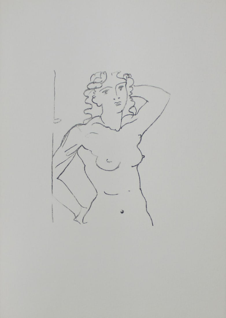 Andre Derain - "Buste de Femme (1950)" from Souvenirs: Artist: Andre Derain Title: "Buste de Femme (1950)" from Souvenirs de Portraits d'Artistes. Jacques Comes with Letter of authenticity and guaranteed in perpetuity