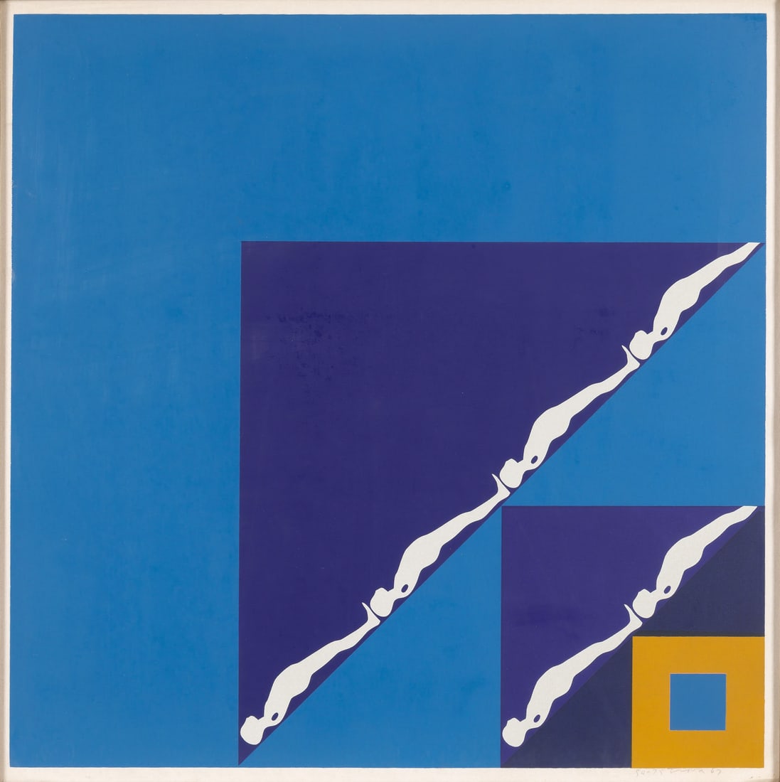 Ernest Trova - Untitled (from Study: Falling Man Series I): Artist: Ernest Trova Title: Untitled (from Study: Falling Man Series I) Year: 1967 Dimensions: 24 x 24 in. Edition: 54 from the limited edition of 75 Publisher: