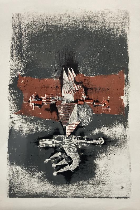 Johnny Friedlaender - Sans Titre: Artist: Johnny Friedlaender Title: Sans Titre Year: 1979 Dimensions: 35 1/8in. by 25 3/4in. Edition: From the rare limited edition Medium: Original Lithograph