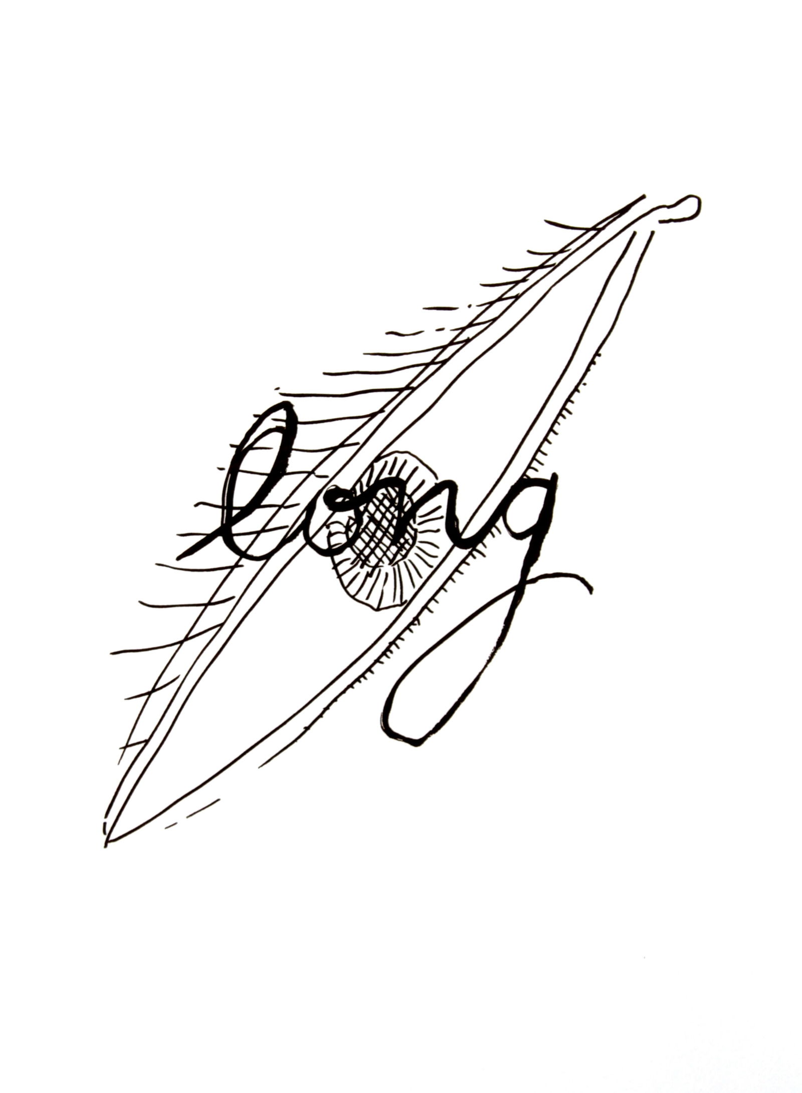 Man Ray - Long: Artist: Man Ray Title: Long Year: 1948 Dimensions: 15in. by 11.25in. Edition: From the limited edition of 150 Publisher: Editions Pierre Belfond Paris <