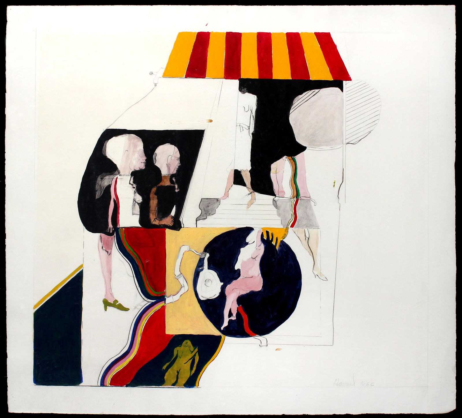 James Havard - Untitled: Artist: James Havard Title: Untitled Dimensions: in. by in. Medium: Original lithograph on paper Signature Details: Hand signed by the artist Comes wit