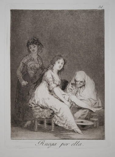 Francisco Goya Ya Tienen Asiento Etching