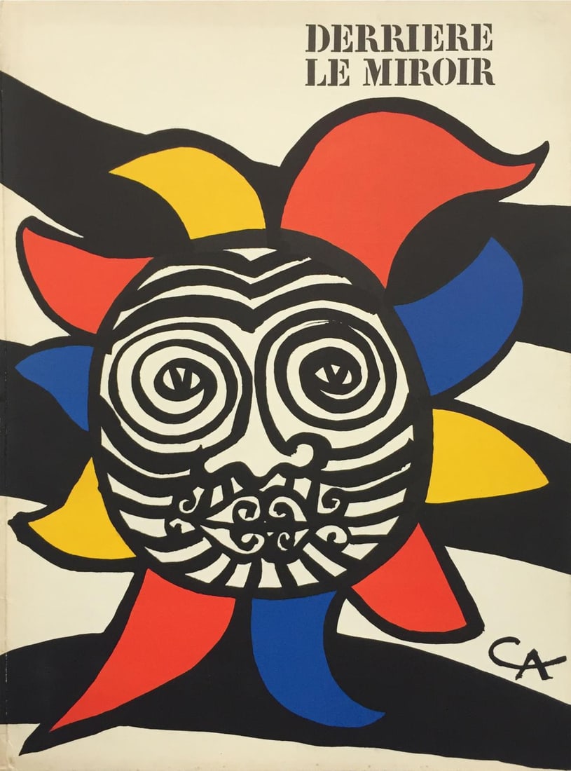 Alexander Calder - Cover from Derriere le Miroir No.: Artist: Alexander Calder Title: Cover from Derriere le Miroir No. 156 Year: 1966 Dimensions: 11in. by 15in. Edition: From the rare limited edition Publisher: Ma
