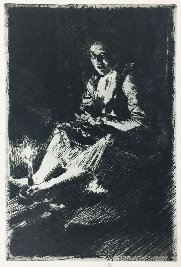 Anders Zorn - Ida: Artist: Anders Zorn Title: Ida Year: 1925 Dimensions: 12 1/4in. by 9 1/2in. Edition: From the Rare Limited Edition Publisher: The Studio London Suite
