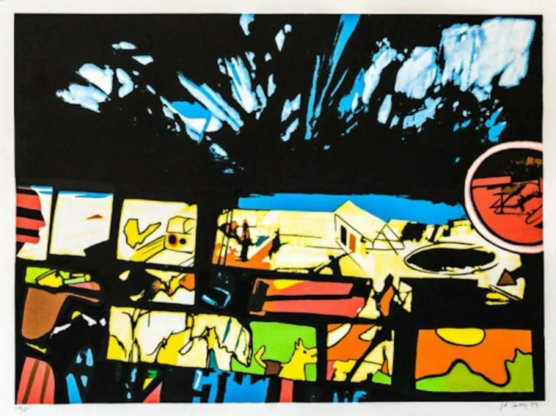 John Hultberg - Fragments of a Dream: Artist: John Hultberg Title: Fragments of a Dream Year: 1978 Dimensions: 30in. by 26in. Edition: From the Rare Limited Edition of 200 Medium: Serigraph in Color