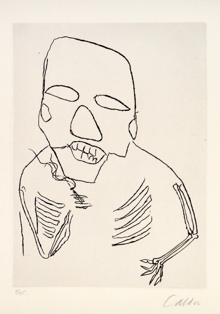 Alexander Calder - Santa Claus I: Artist: Alexander Calder Title: Santa Claus I Year: 1974 Dimensions: 26.75in. by 20.5in. Edition: From the limited edition of 175 Publisher: Editions de L'Herne