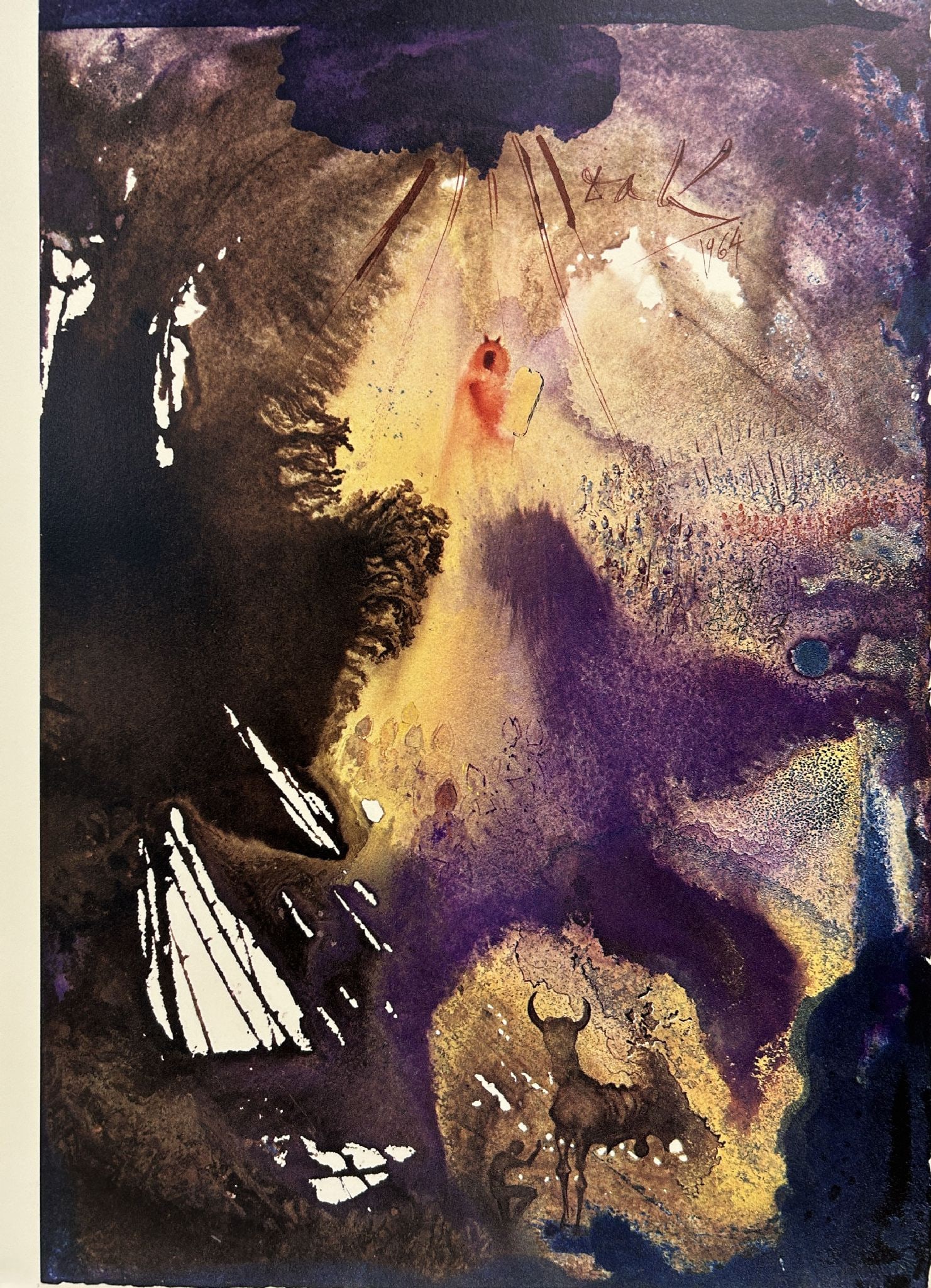 Salvador Dali - I Am The Lord Your God (from Biblia Sacra): Artist: Salvador Dali Title: I Am The Lord Your God (from Biblia Sacra) Year: 1969 Dimensions: 19 x 13 3/4 in. Edition: from the rare Limited Edition of 1499 Publis