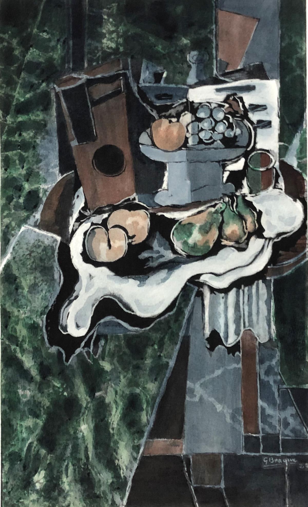 Georges Braque (After) - Nature Morte 1925: Georges Braque (After) - Nature Morte 1926