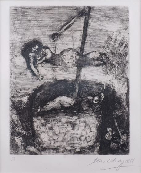 Marc Chagall - La Fortune Et Le Jeune Enfant (1 of 1)