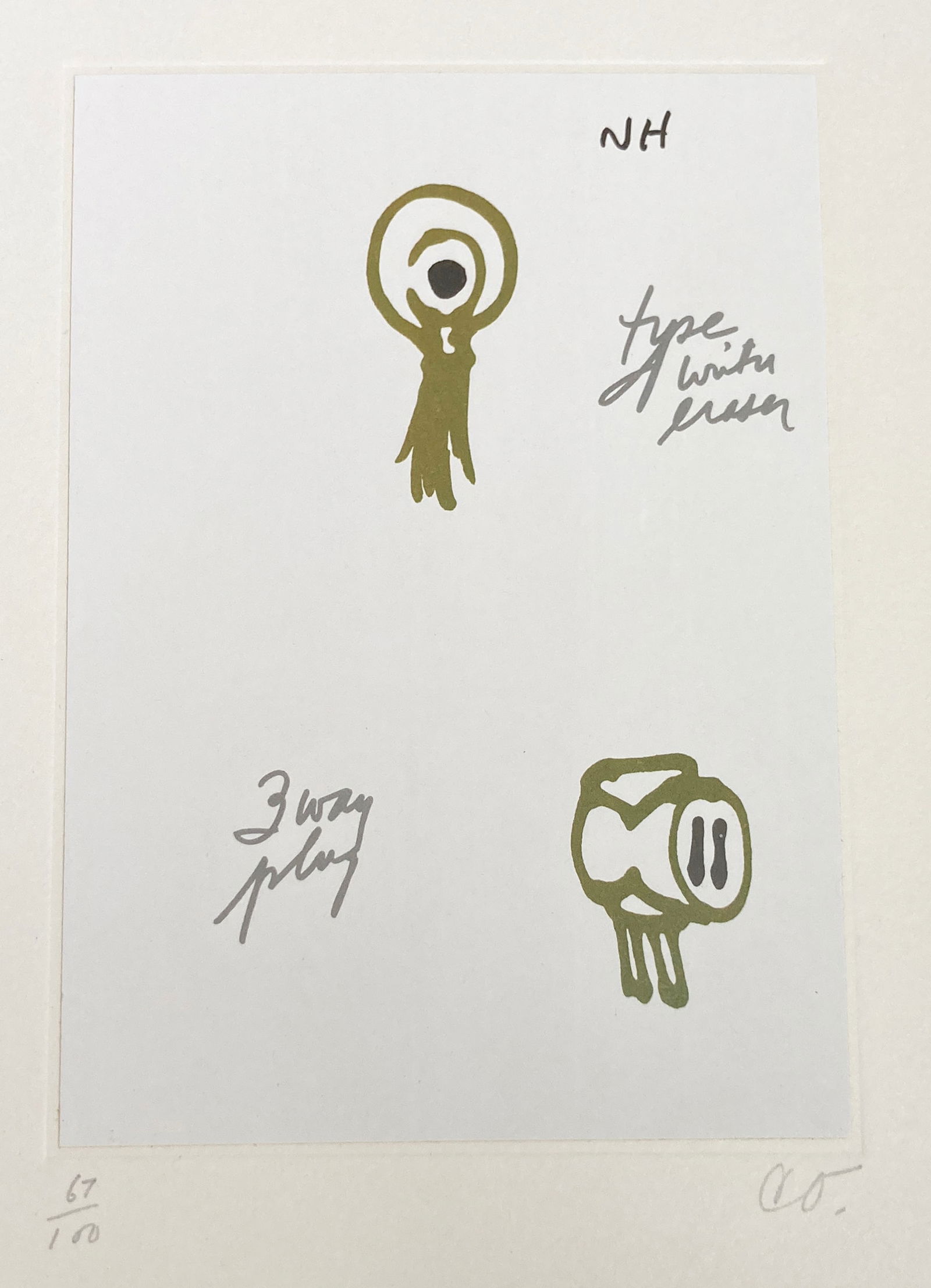 Claes Oldenburg - Notes in Hand 7 (1 of 1)