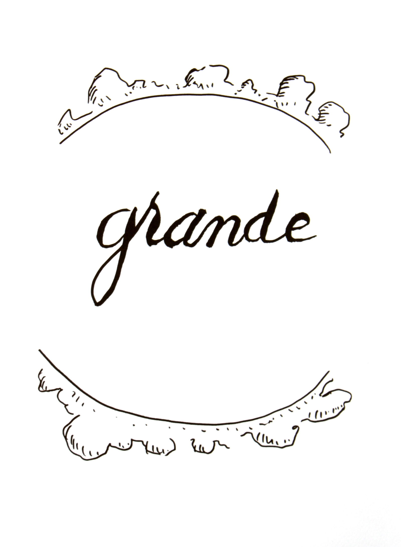 Man Ray - Grande: Artist: Man Ray Title: Grande Year: 1948 Dimensions: 15in. by 11.25in. Edition: From the limited edition of 150 Publisher: Editions Pierre Belfond Paris