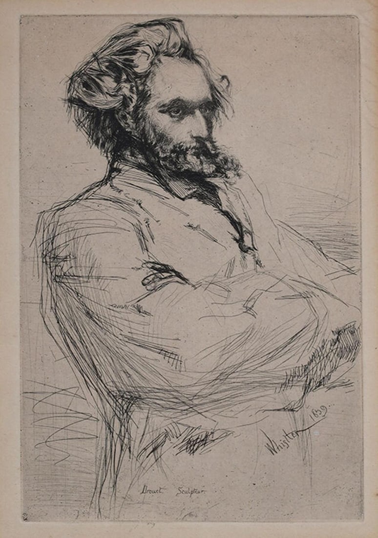 James Abbott McNeill Whistler - Drouet Sculpteur (1 of 1)