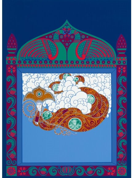 Erte - Russian Fairy Tale: Artist: Erte Title: Russian Fairy Tale Year: 1978 Dimensions: 23 3/4 x 18 1/2 in. Edition: From the Rare Proof Edition of 300 Publisher: Circle Fine Art