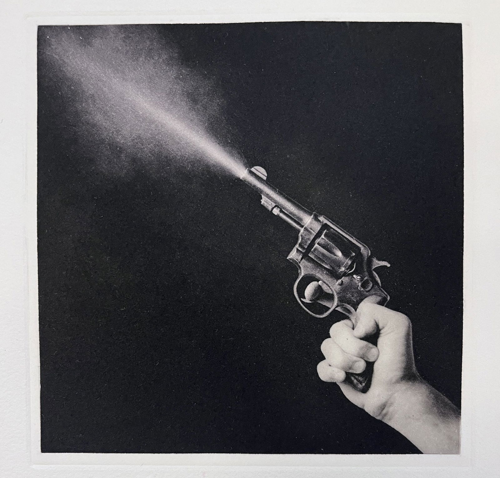 Robert Mapplethorpe - Hold you Like a Gun: Artist: Robert Mapplethorpe Title: Hold you Like a Gun Year: 1986 Dimensions: 4 3/4 x 4 3/4 in. Edition: From the limited edition of 1000 Publisher: The Limited