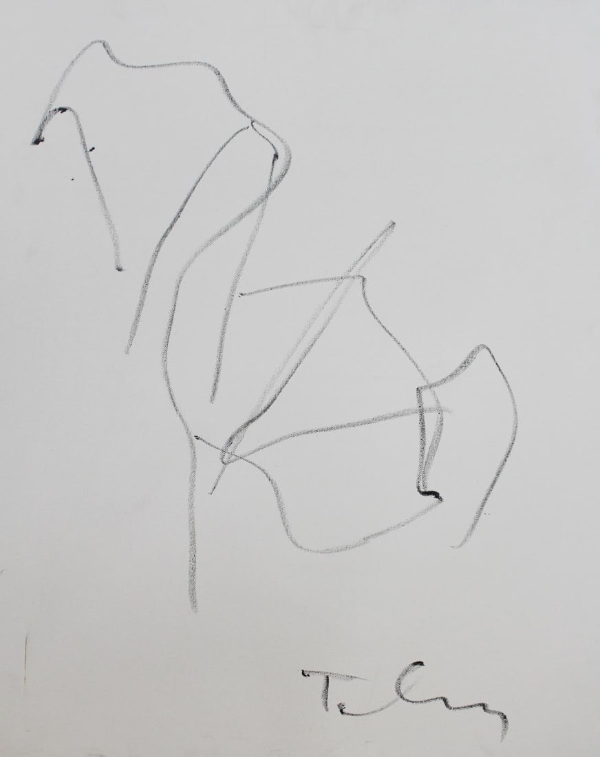 Itzchak Tarkay - Original Oil - Untitled Figure II (1 of 1)