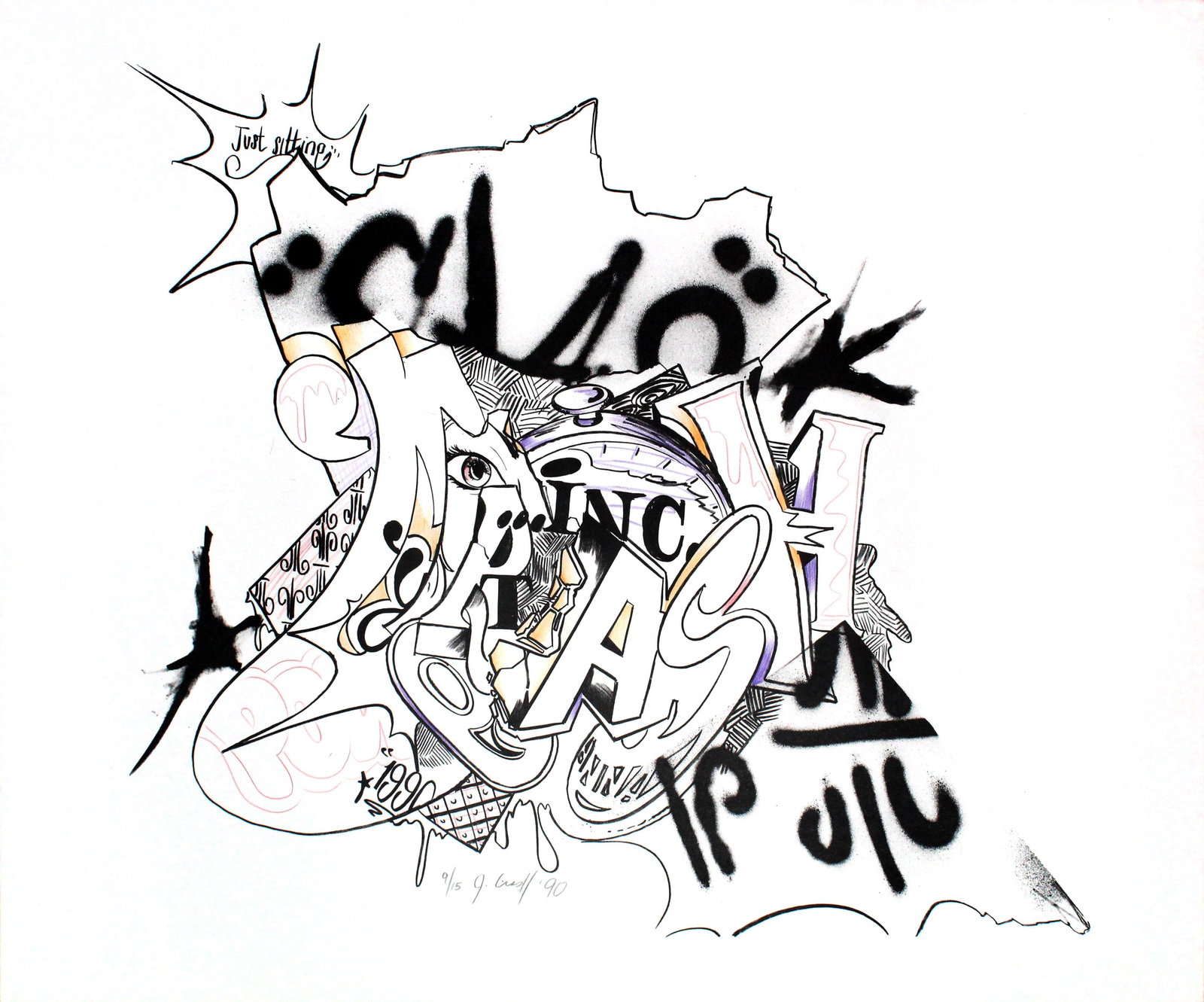 CRASH - (Untitled) Just Sitting (1 of 2)