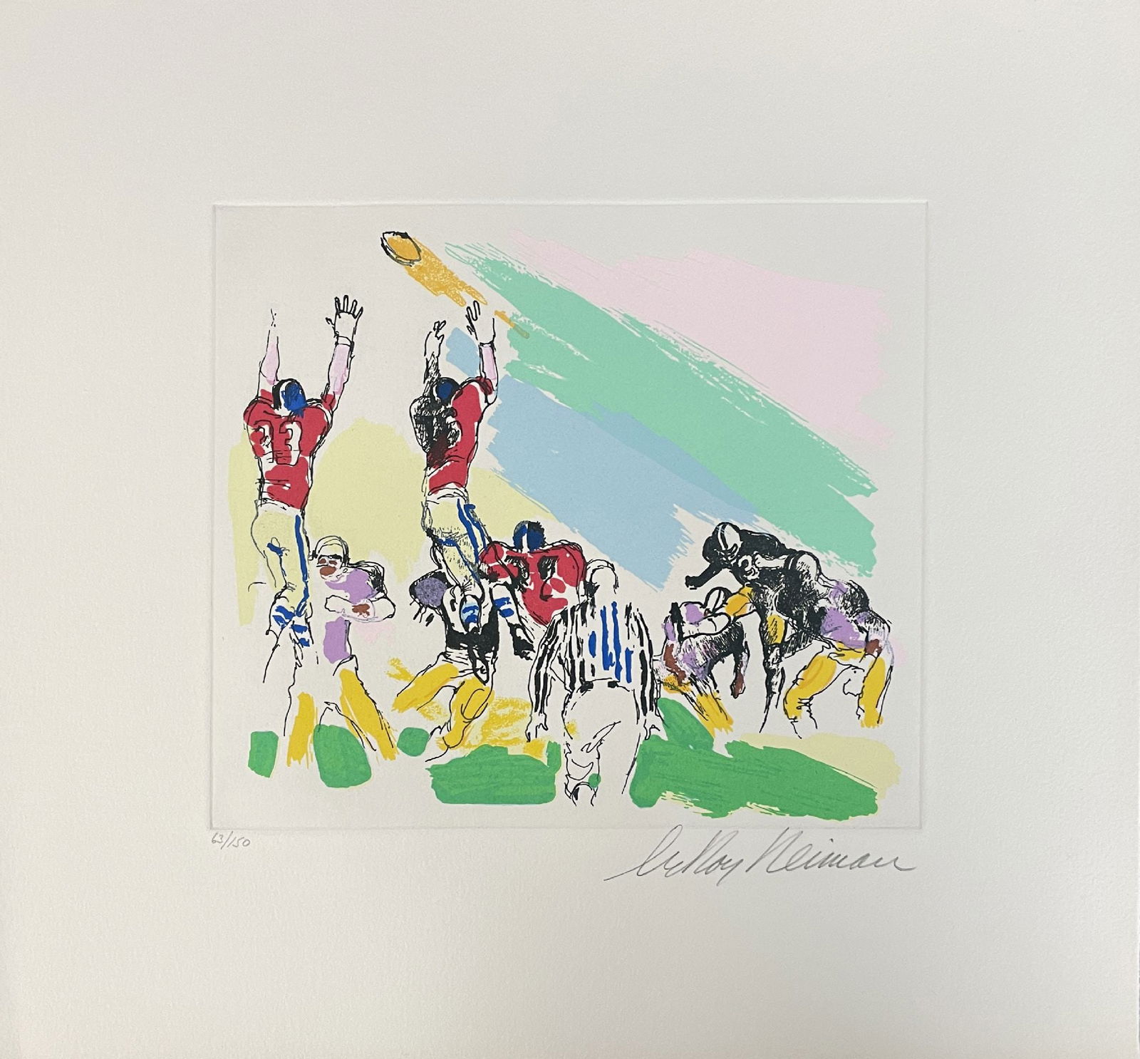 Leroy Neiman - Football 7 (1 of 1)