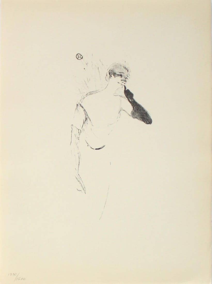 Henri Toulouse Lautrec (After) - Yvette Guilbert I (1 of 1)