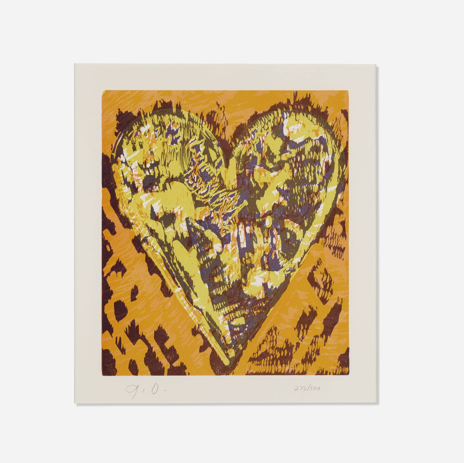 Jim Dine - Woodcut Heart (1 of 3)