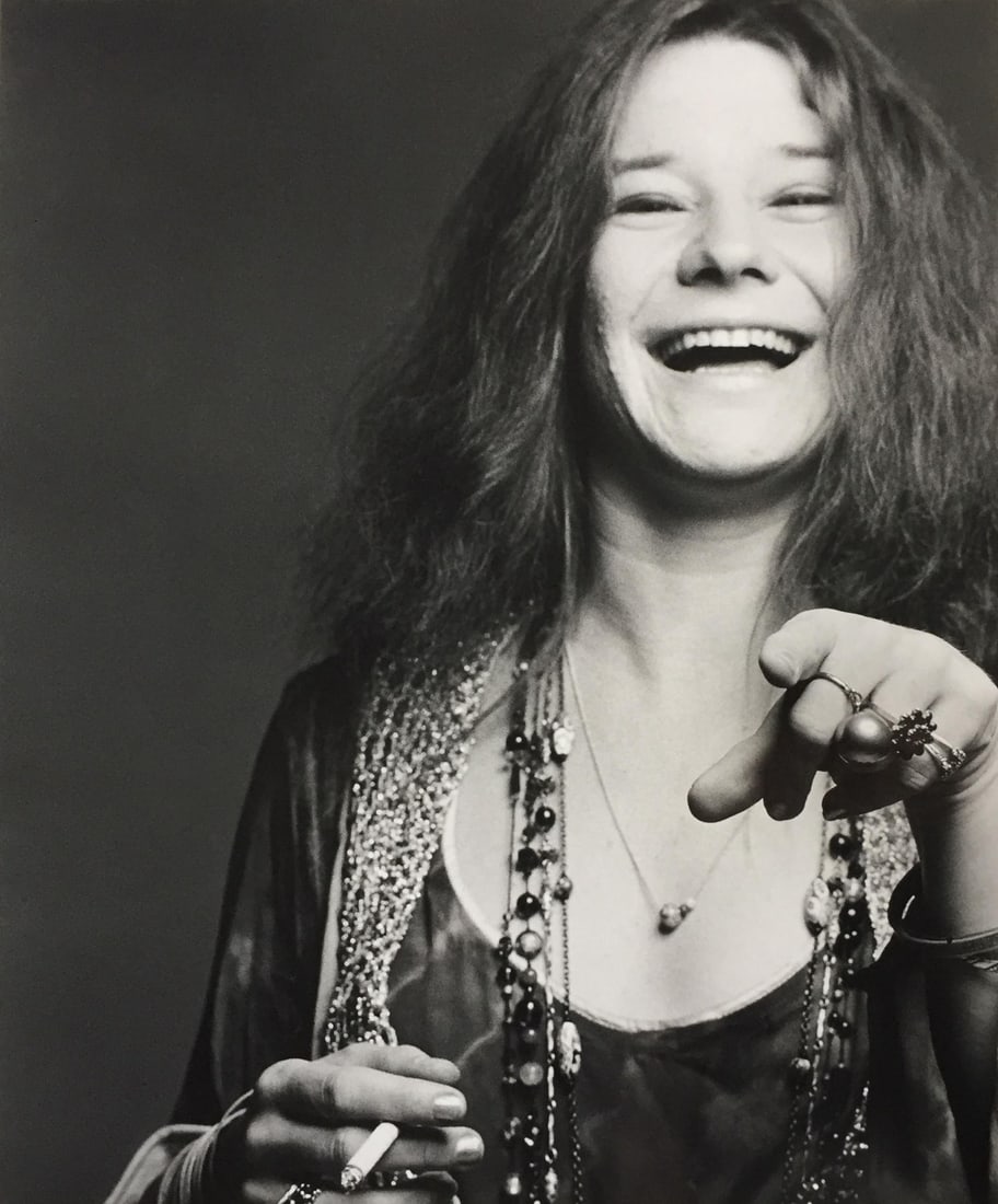 Francesco Scavullo - Janis Joplin (1969): Artist: Francesco Scavullo Title: Janis Joplin (1969) Year: 2004 Dimensions: 20in. by 24in. Edition: From the Rare Limited Edition Suite: Volume I Song