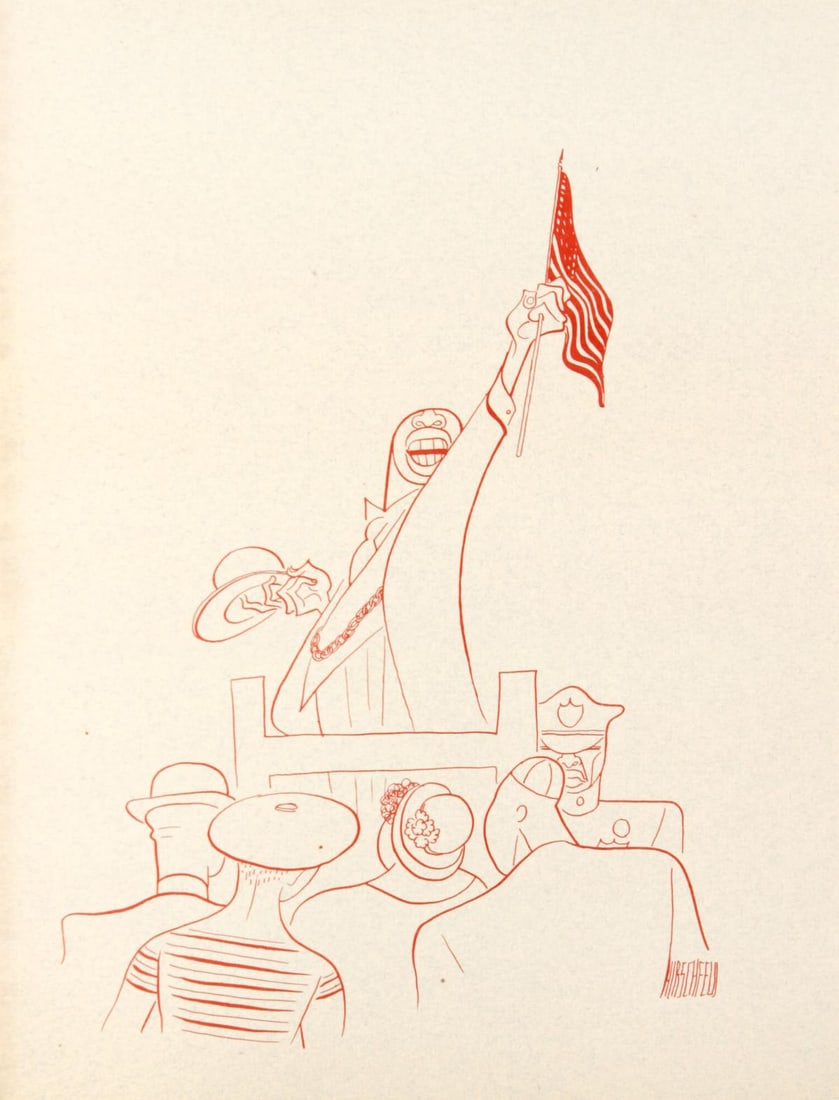 Al Hirschfeld - Sugar Hill Statesman: Artist: Al Hirschfeld Title: Sugar Hill Statesman Year: 1941 Dimensions: 12in. by 9.25in. Edition: from the limited edition of 1000 Publisher: Hyperion Press Ne