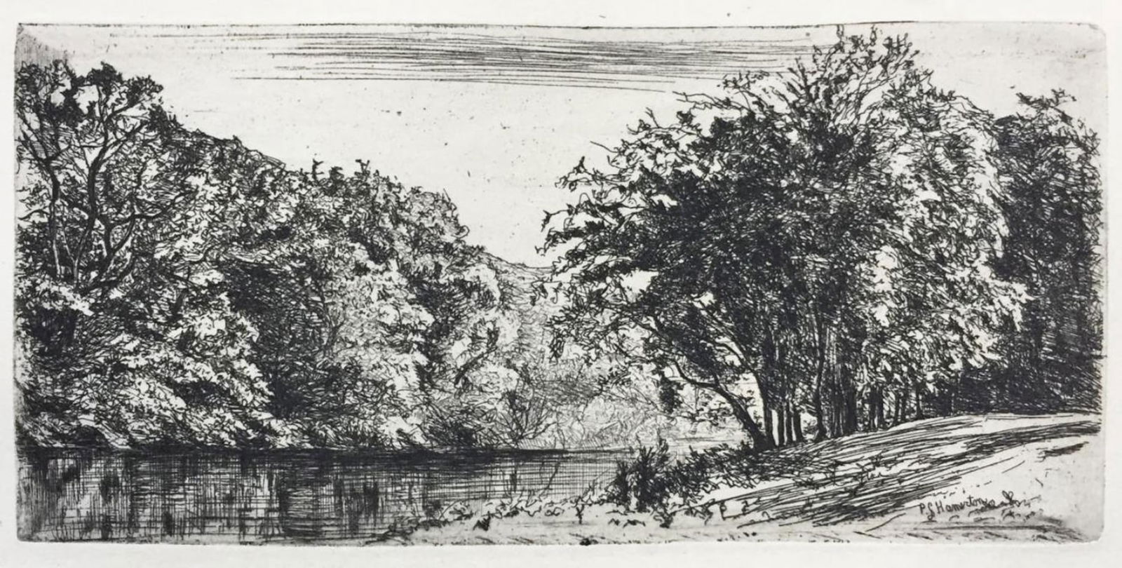 Philip Gilbert Hamerton - Laboulaye: Artist: Philip Gilbert Hamerton Title: Laboulaye Year: 1868 Dimensions: 6 5/8in. by 9 7/8in. Edition: From the Rare Limted Edition Publisher: MacMillan and Co.<