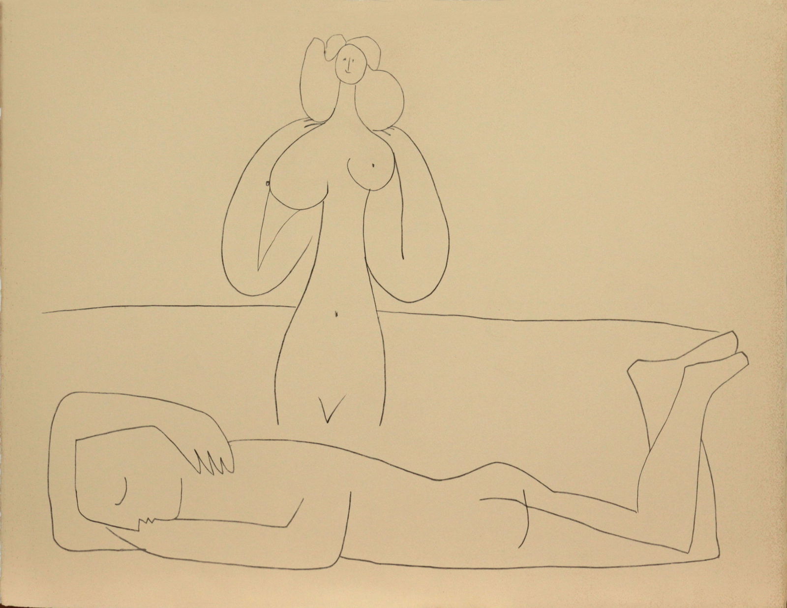 Pablo Picasso - Untitled from "Mes dessins d'Antibes" (1 of 2)