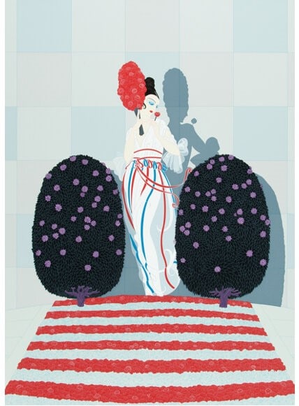 Erte - Lafayette: Artist: Erte Title: Lafayette Year: 1979 Dimensions: 31 3/4 x 23 1/2 in. Edition: From the Rare Limited Edition of 300 Publisher: Circle Fine Art Med