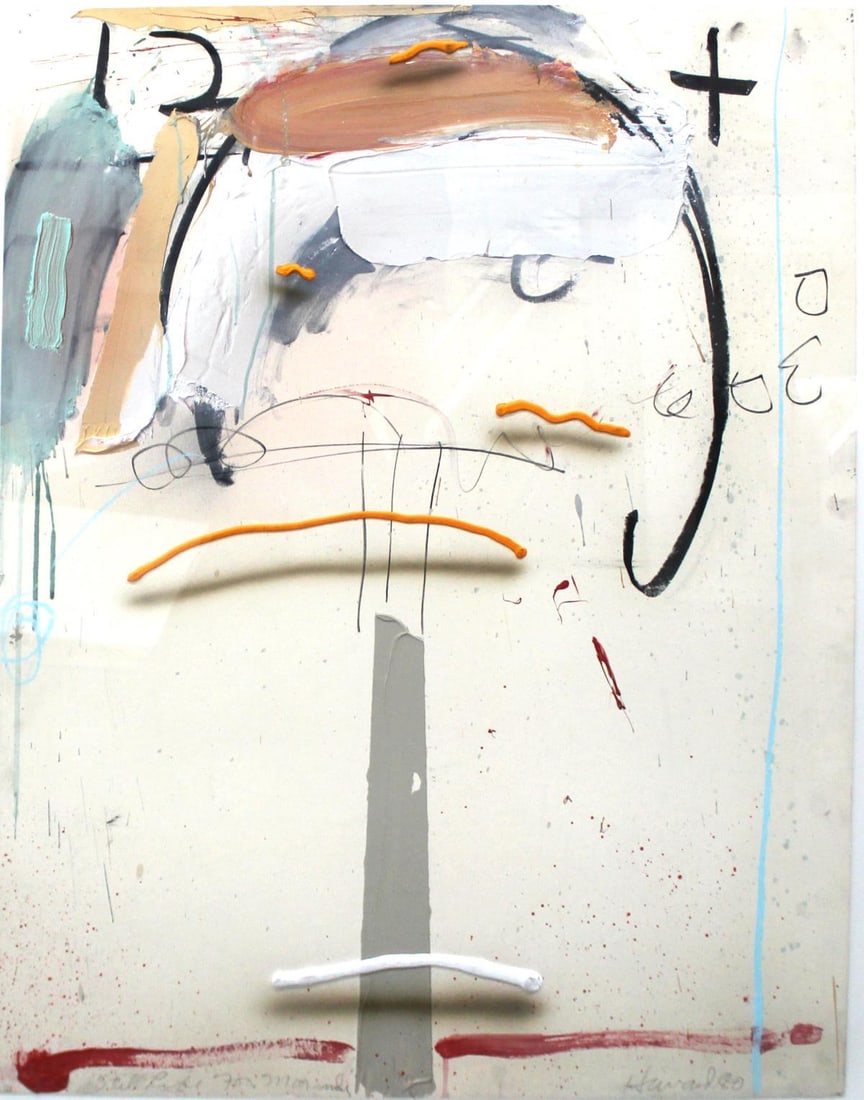 James Havard - Still Life for Morandi: Artist: James Havard Title: Still Life for Morandi Year: 1980 Dimensions: 32.3in. by 40.2in. Edition: original painting by artist Medium: Acrylic and pastel on