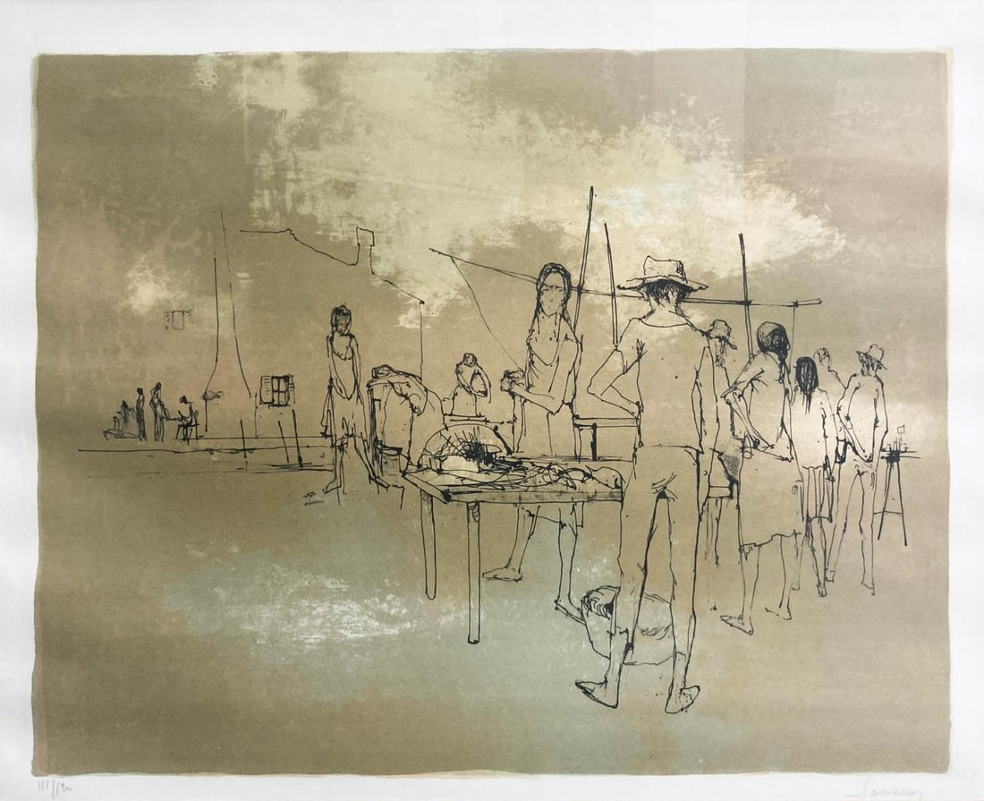 Jean Jansem - Untitled Lithograph (1 of 3)