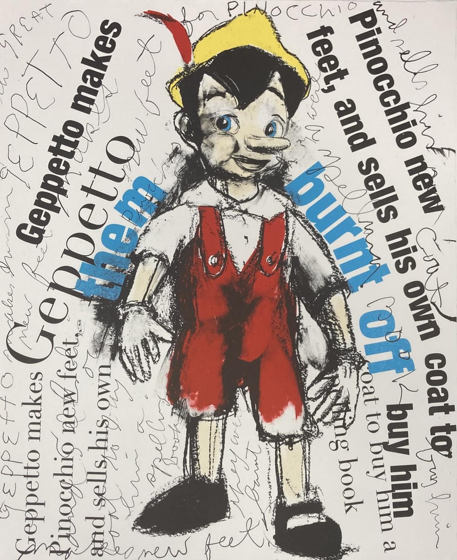 Jim Dine - Untitled from Pinocchio Suite (1 of 1)