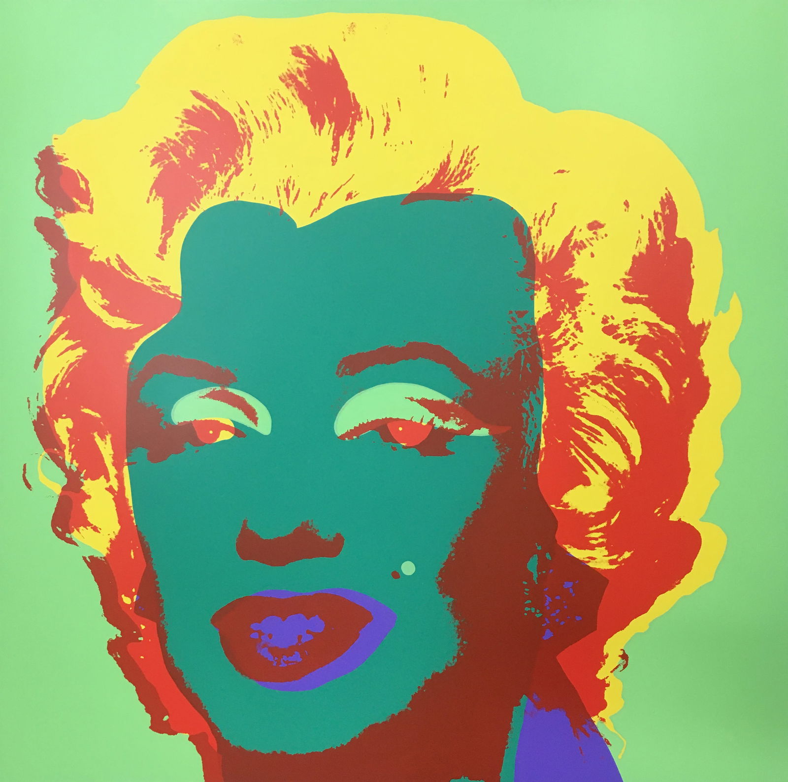 Andy Warhol After - Marilyn (Green/Yellow) (1 of 1)