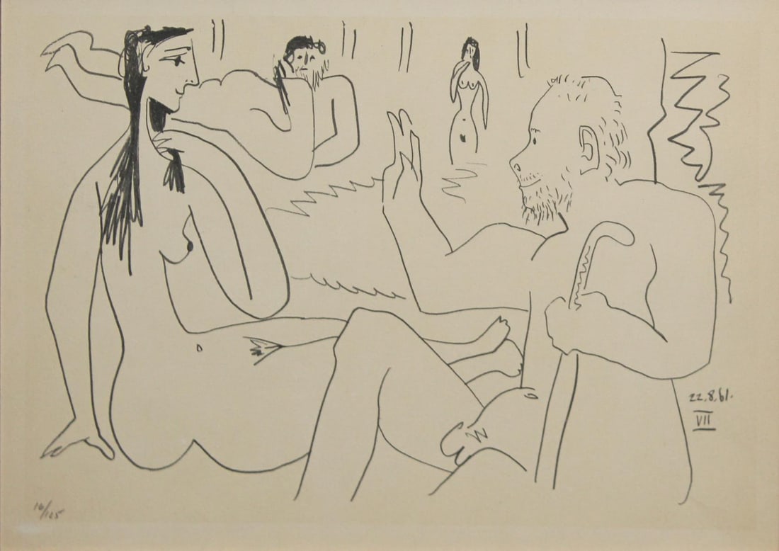 Pablo Picasso (After) - Untitled (22.8.61 VII) (1 of 1)