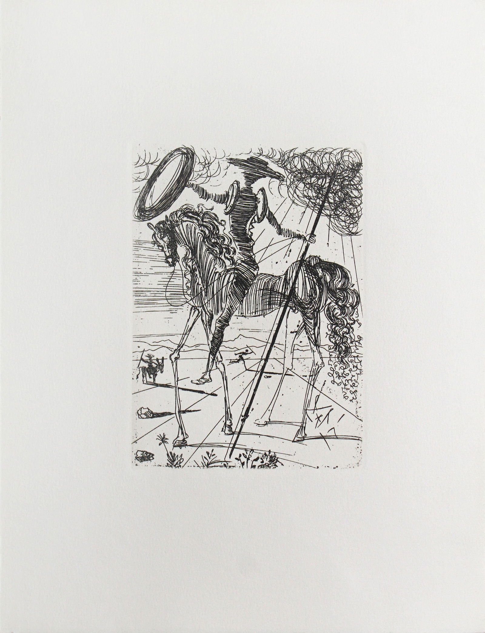 Salvador Dali (After) - Don Quixote (1 of 1)