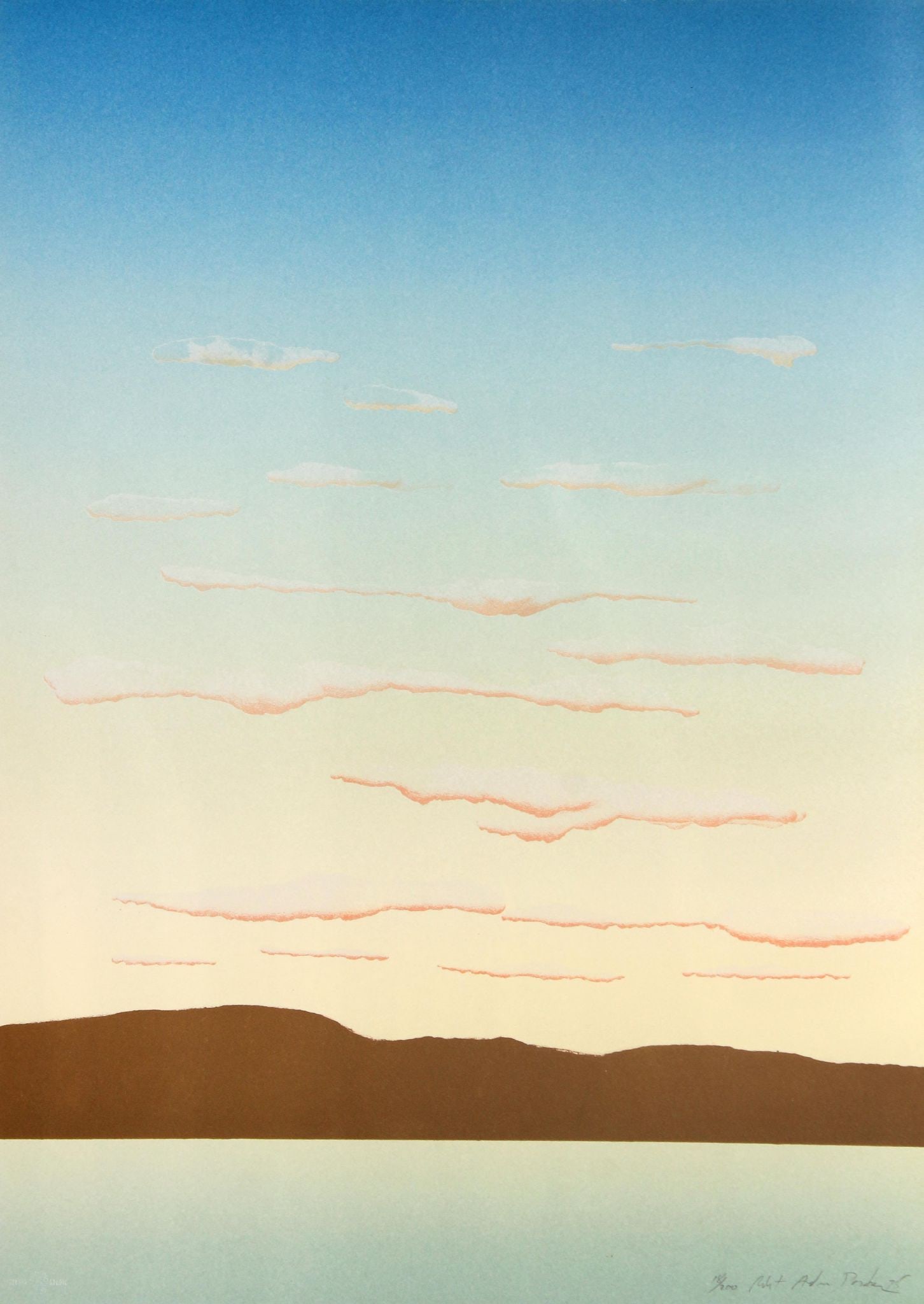 Robert Andrew Parker - Sunrise: Artist: Robert Andrew Parker Title: Sunrise Year: 1975 Dimensions: 30 x 22 in. Edition: from the limited edition of 200 Publisher: APC Editions, New York <