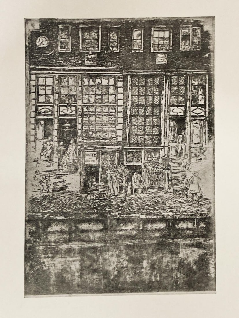 James McNeill Whistler (After) - The Embroided Curtain (1 of 1)