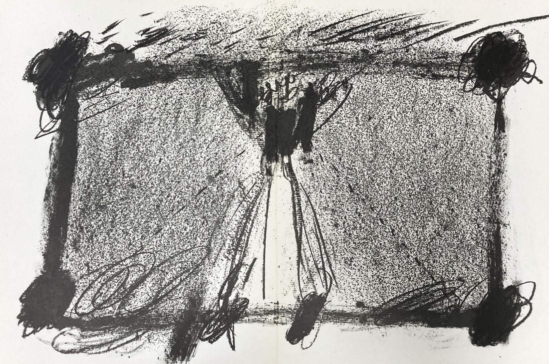 Antoni Tapies - Lithograph Derriere le Miroir 175 (1 of 1)
