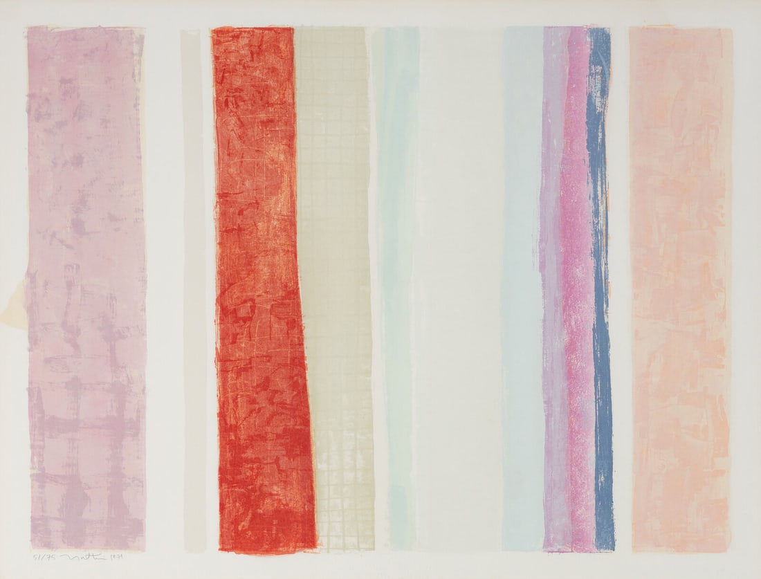 Robert Natkin - Untitled: Artist: Robert Natkin Title: Untitled Year: 1979 Dimensions: 27 x 37 1/2 in. Edition: 51 from the limited edition of 75 Medium: Lithograph in colors on paper