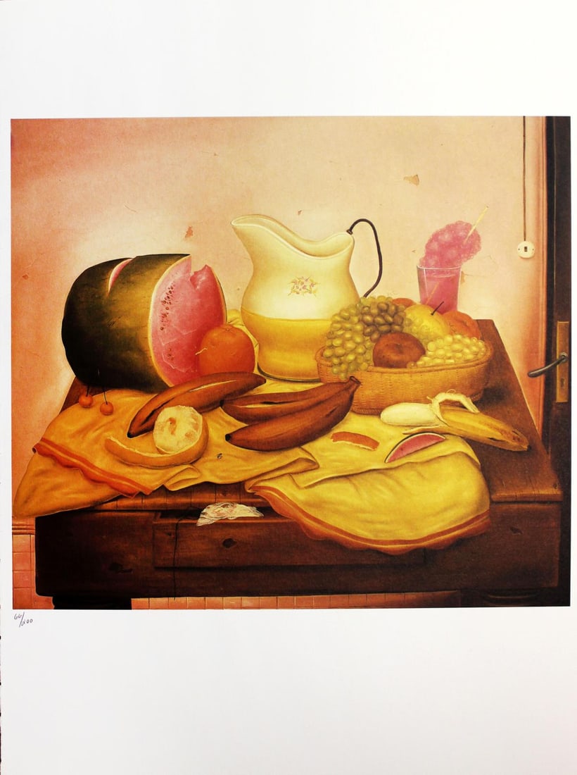Fernando Botero (after) - Still Life with a Watermelon (1 of 1)